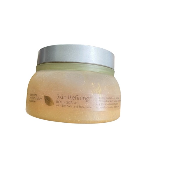 Bath & Body Works Other - BATH & BODY WORKS GREEN TEA AND CUCUMBER SKIN REFINING BODY SCRUB-14 OZ